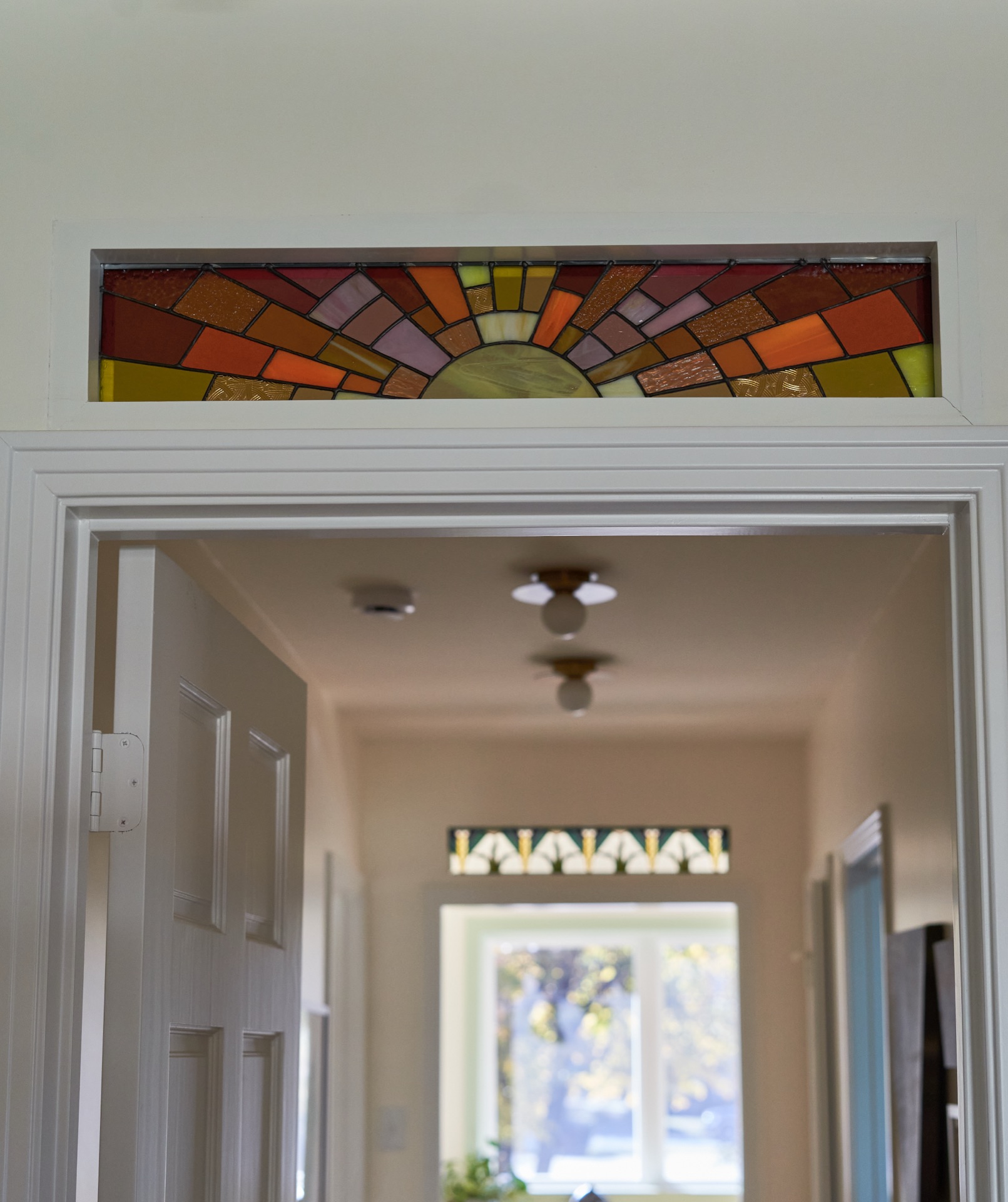 Kate & Tony custom transom window